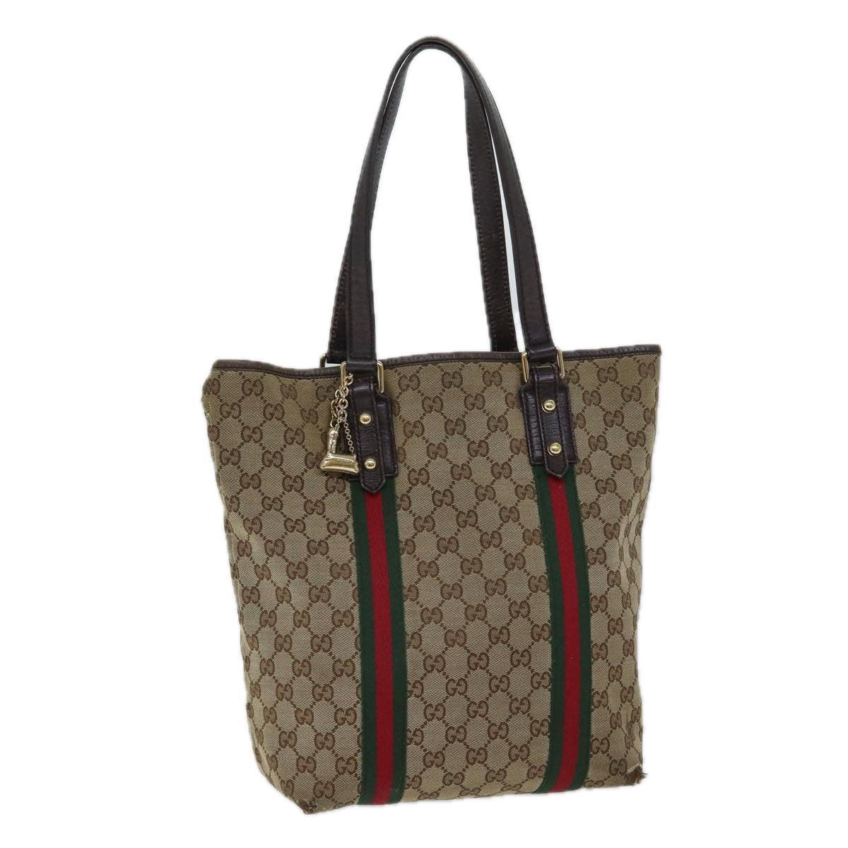Luxury Gucci Trending 2025 GG Canvas Web Sherry Line Hand Bag Beige Red Green 162899  71515