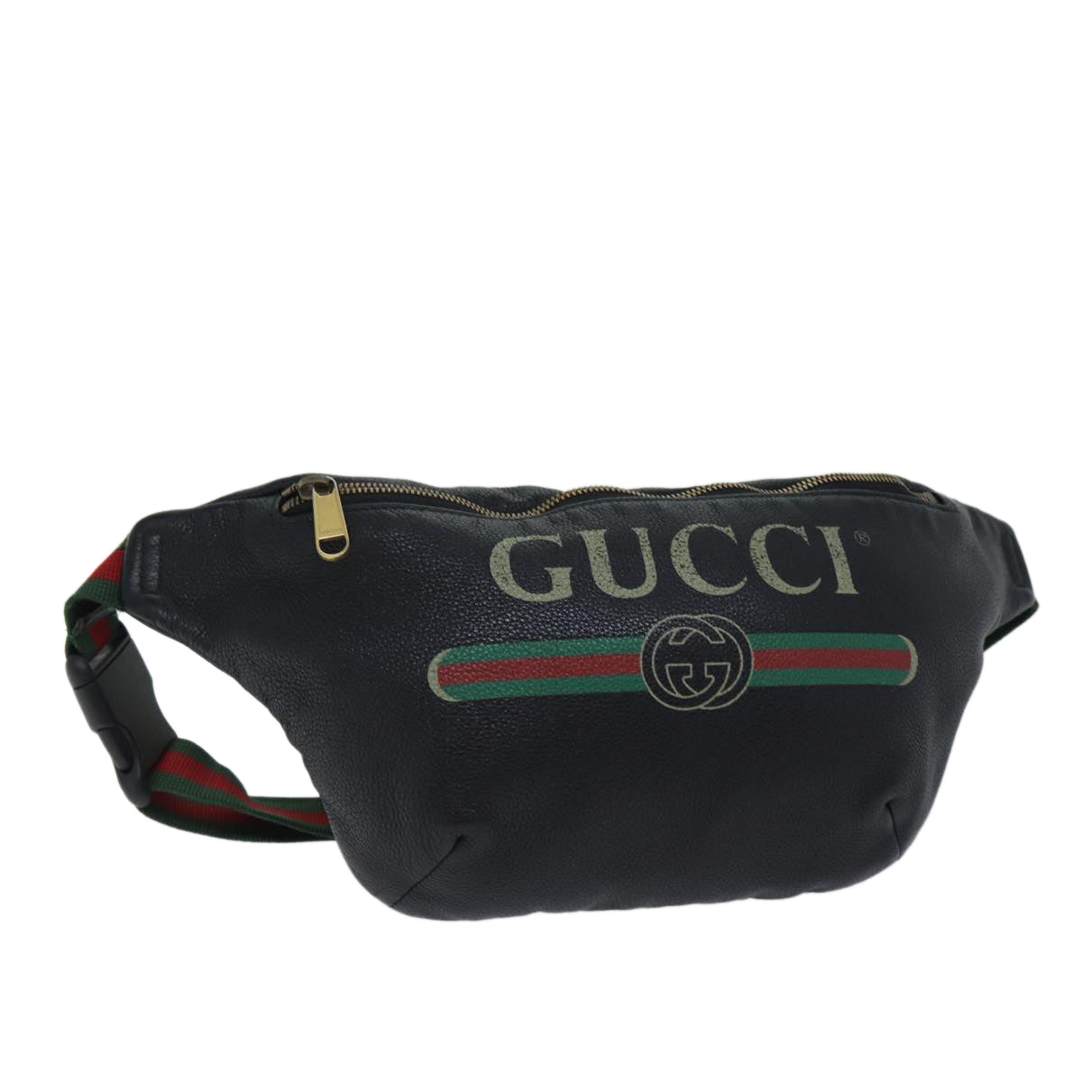Luxury Gucci Trending 2025 Web Sherry Line Body Bag Leather Black Red Green 493869  71516