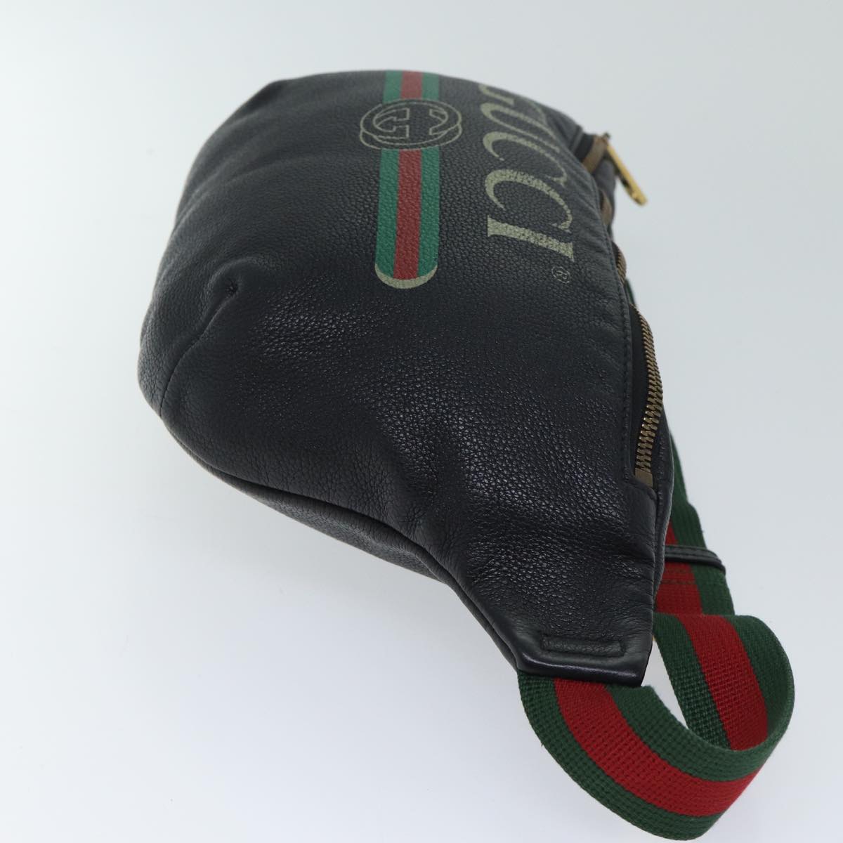 Luxury Gucci Trending 2025 Web Sherry Line Body Bag Leather Black Red Green 493869  71516
