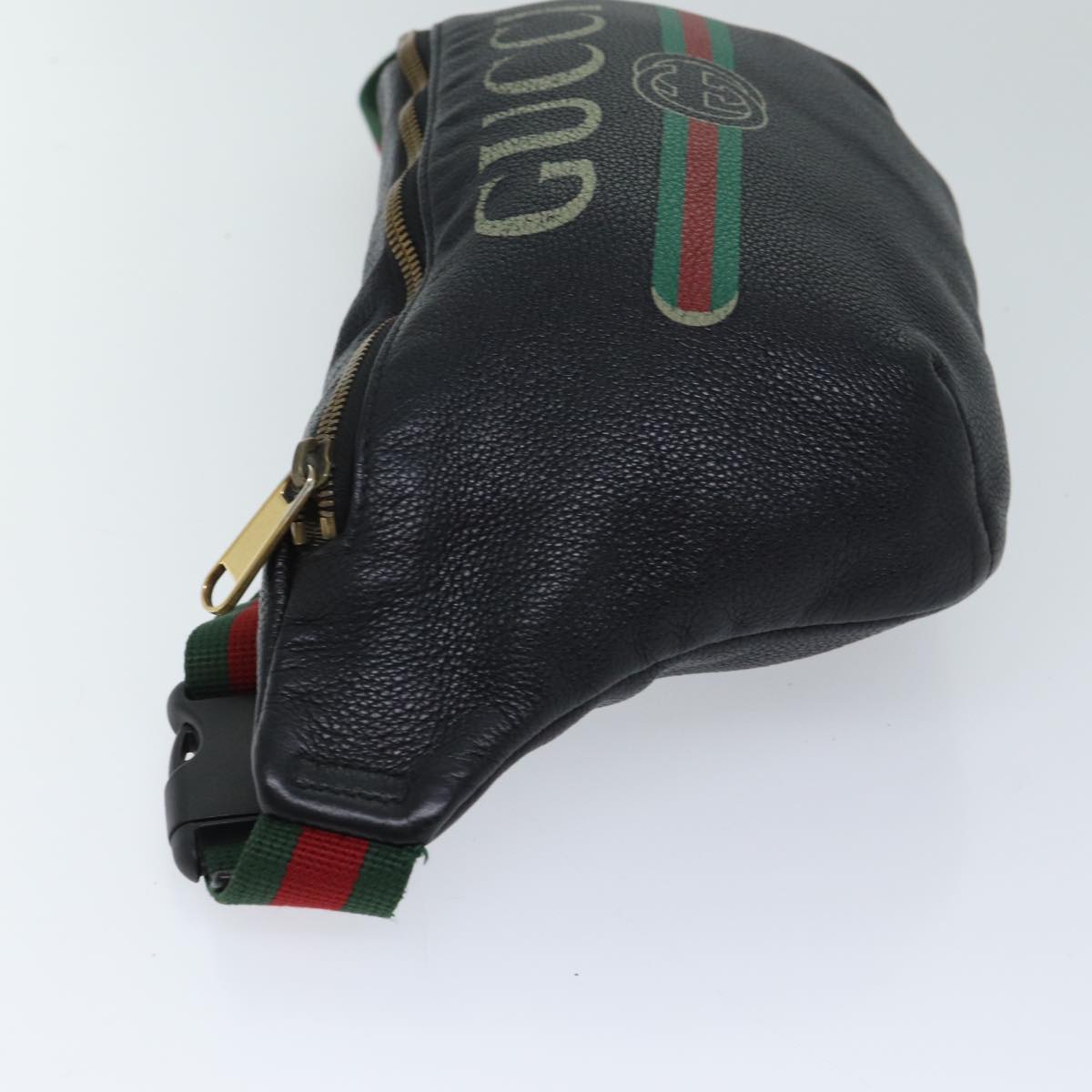 Luxury Gucci Trending 2025 Web Sherry Line Body Bag Leather Black Red Green 493869  71516