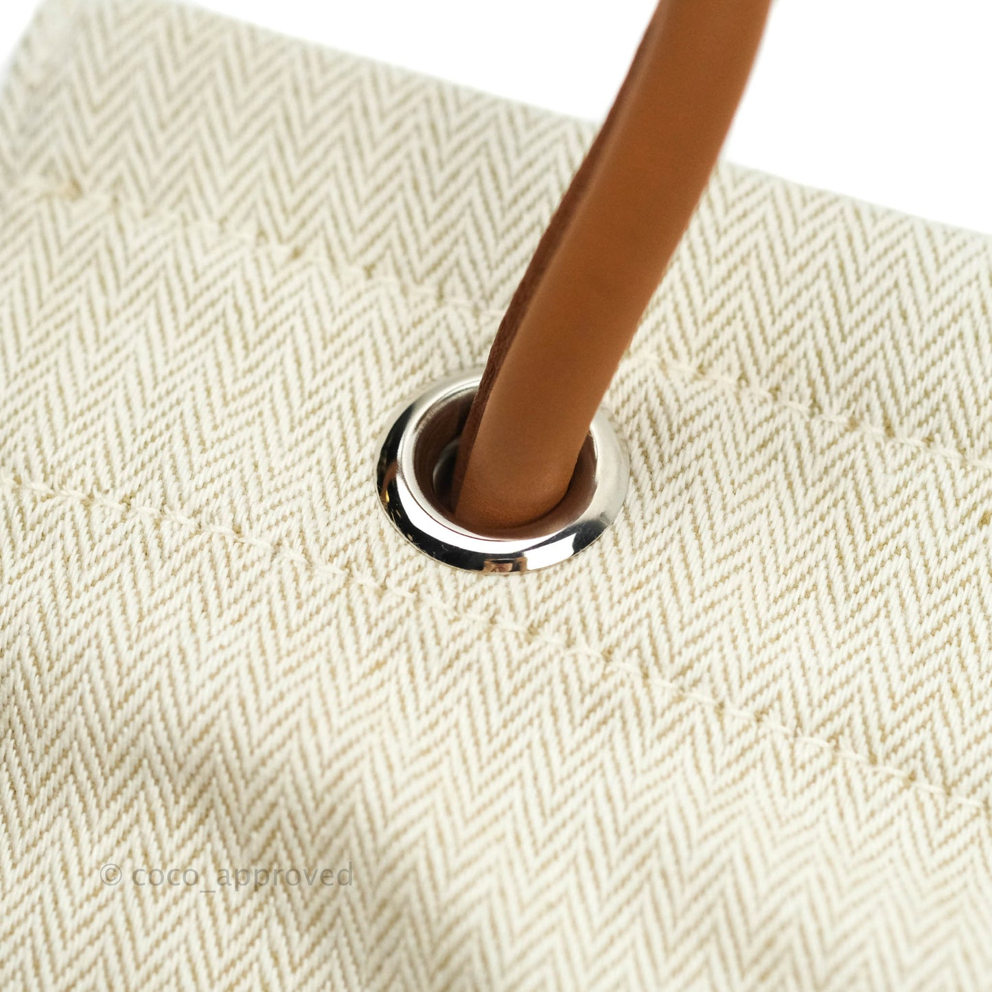 Hermès Aline Canvas Tote Bag