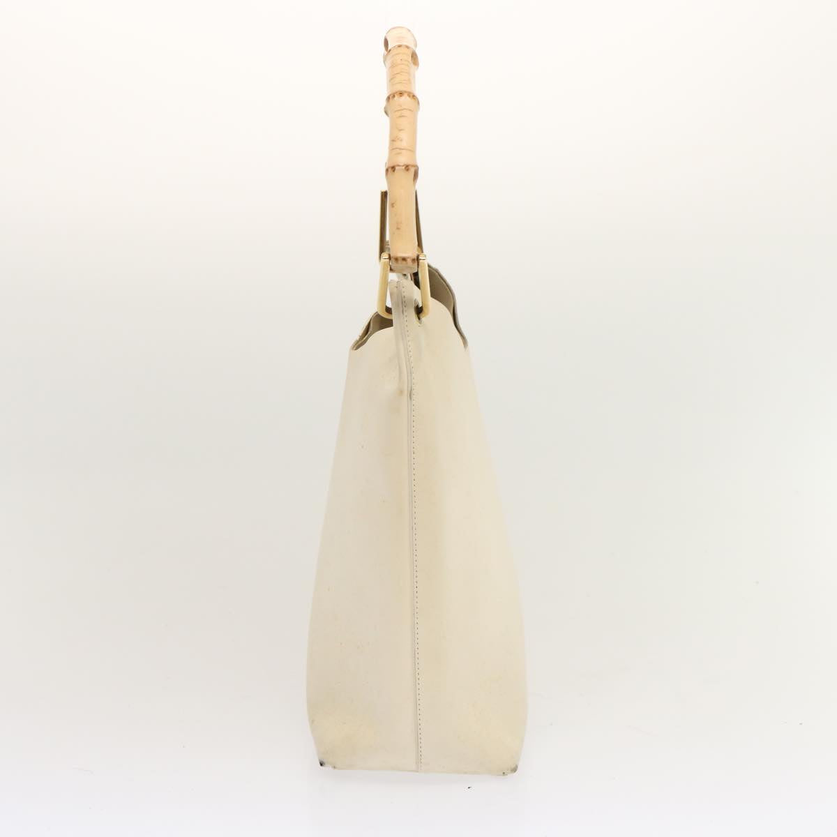 Luxury Gucci Trending 2025 Bamboo Shoulder Bag Leather White 001 1553 1880  71519