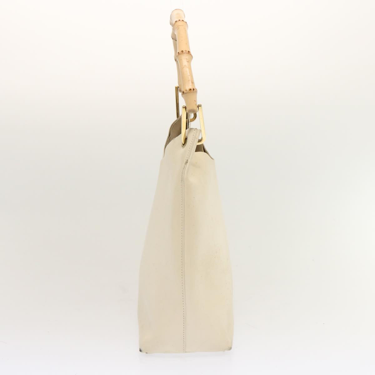 Luxury Gucci Trending 2025 Bamboo Shoulder Bag Leather White 001 1553 1880  71519
