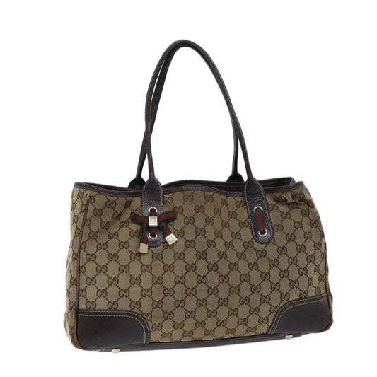 Luxury Gucci Trending 2025 GG Canvas Web Sherry Line Tote Bag Beige Red Green 163805  71522