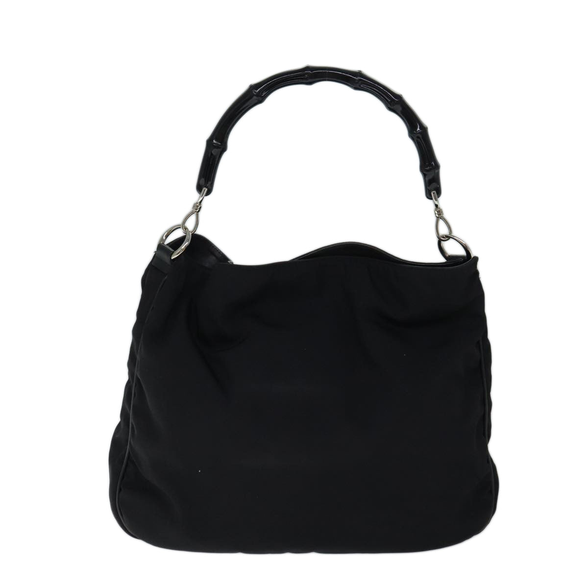 Luxury Gucci Trending 2025 Bamboo Shoulder Bag Nylon 2way Black 001 1577 1781  71530
