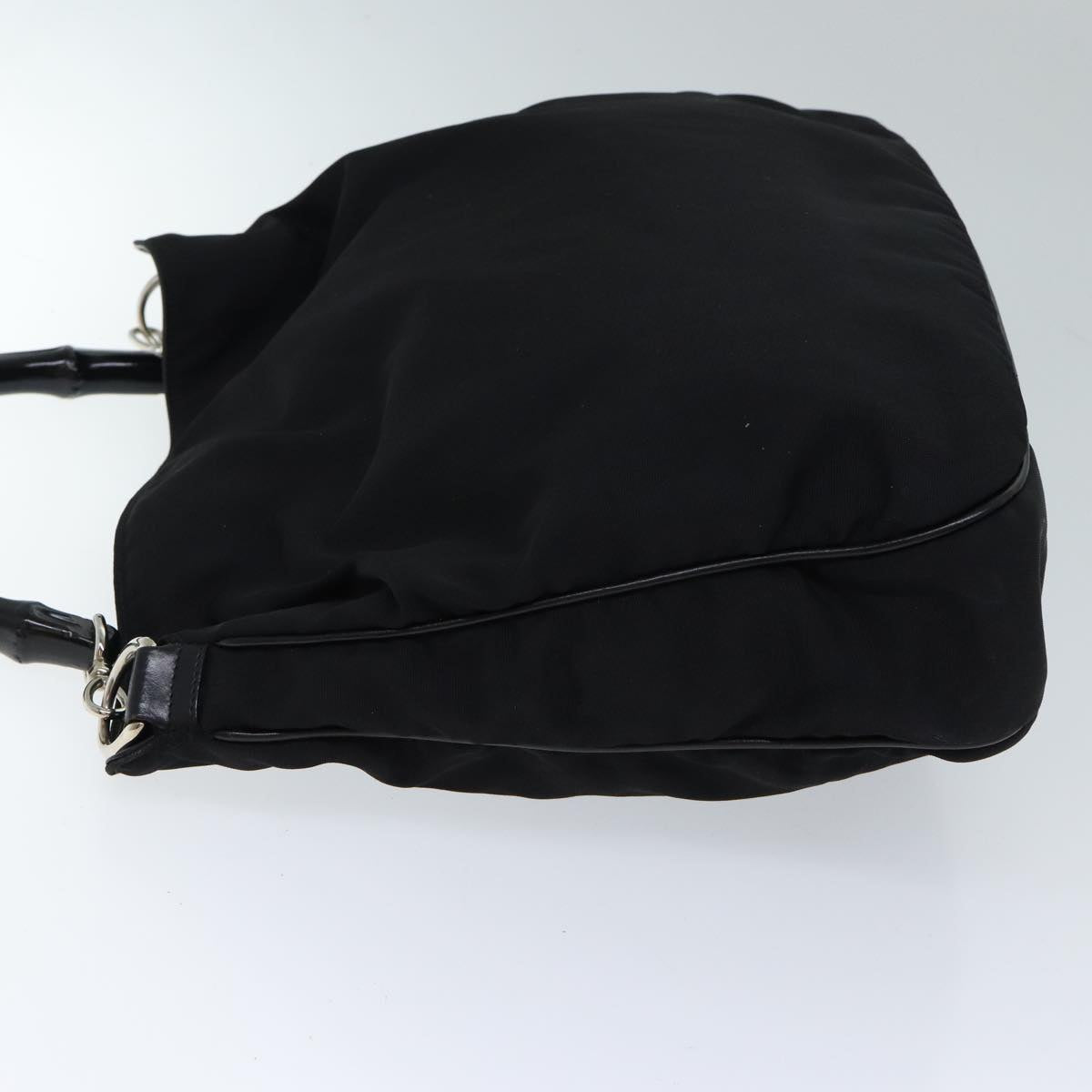 Luxury Gucci Trending 2025 Bamboo Shoulder Bag Nylon 2way Black 001 1577 1781  71530