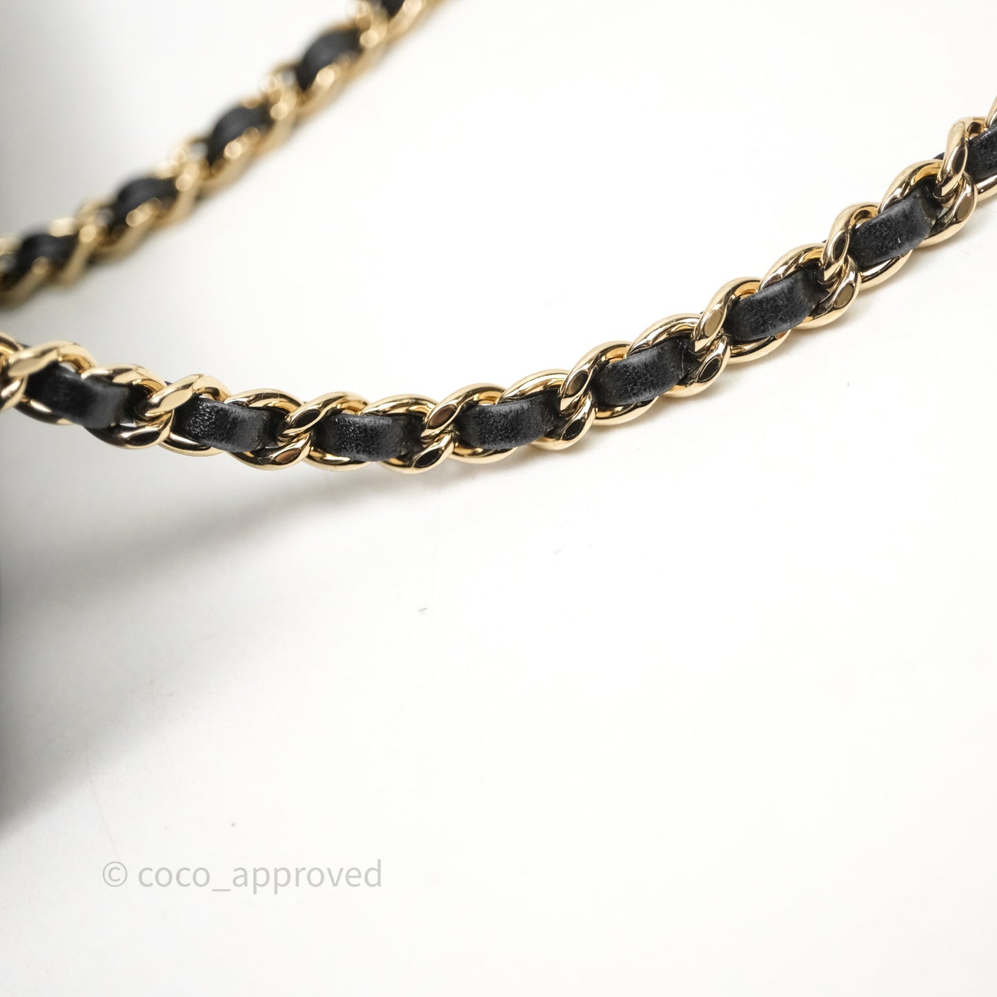 Chanel Black Lambskin Chevron Quilted Statement Flap Bag Light Gold Hardware