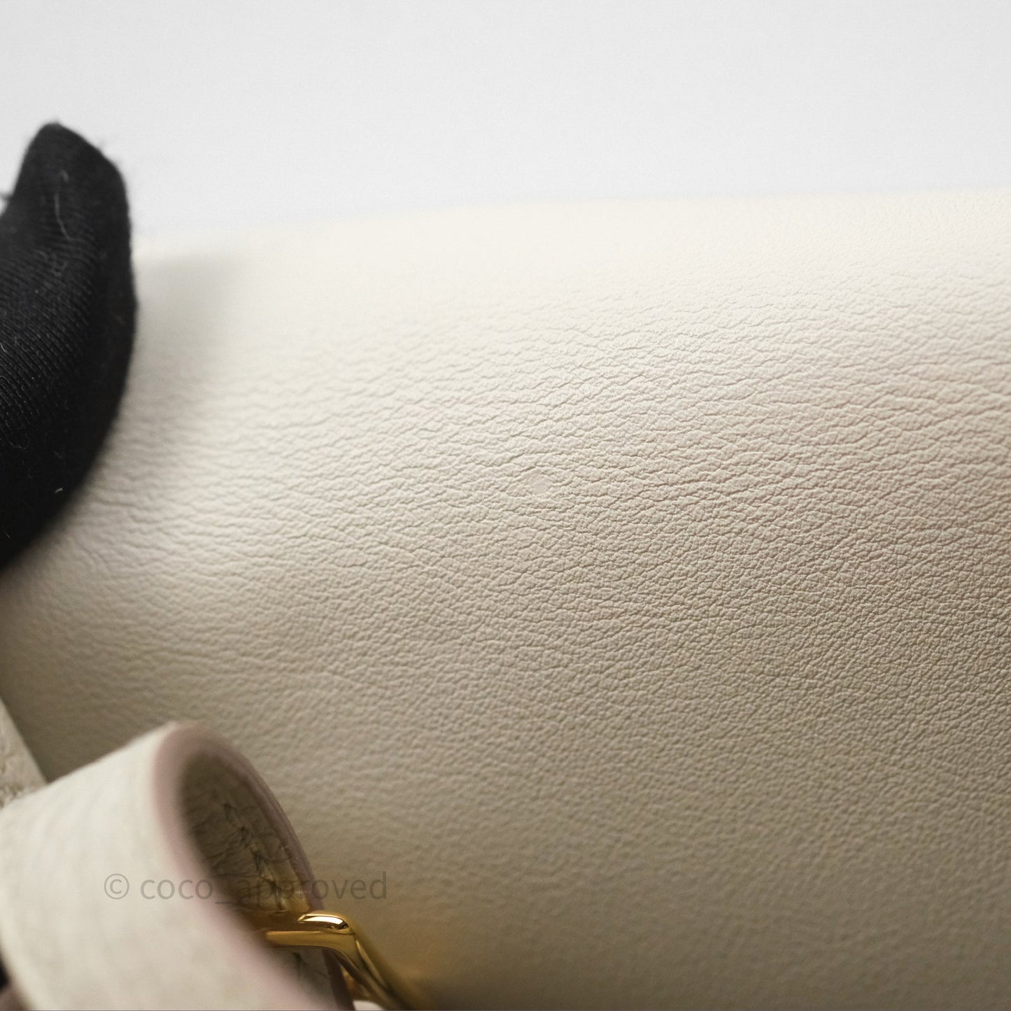 Hermès Halzan 25  Beton 8L Clemence Gold Hardware