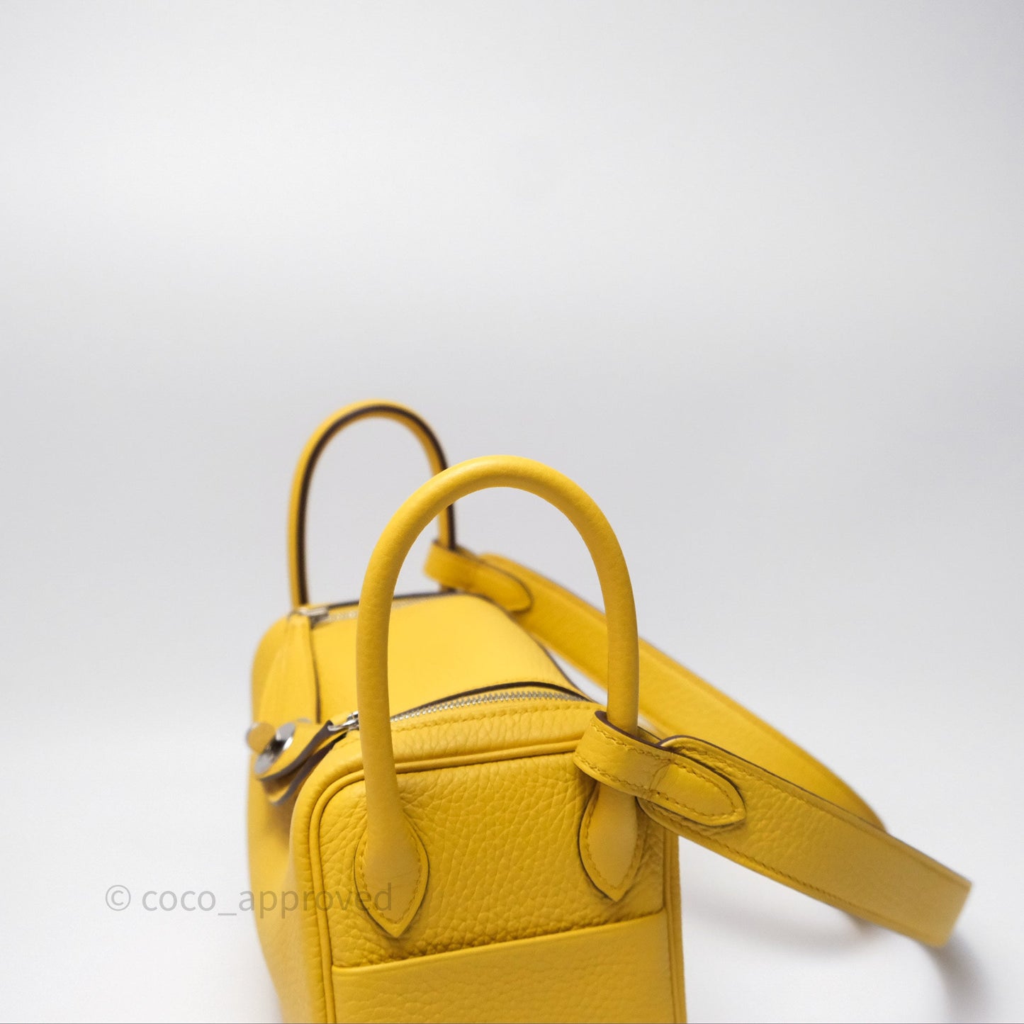 Hermès Mini Lindy 20 Sun B4 Clemence Palladium Hardware