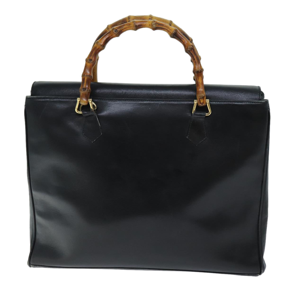 Luxury Gucci Trending 2025 Bamboo Shoulder Bag Leather 2way Black  71587