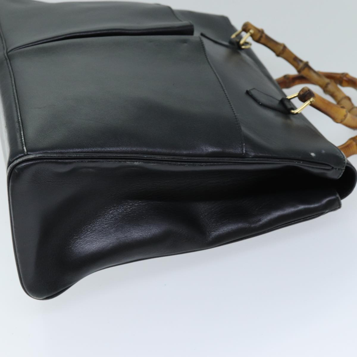 Luxury Gucci Trending 2025 Bamboo Shoulder Bag Leather 2way Black  71587