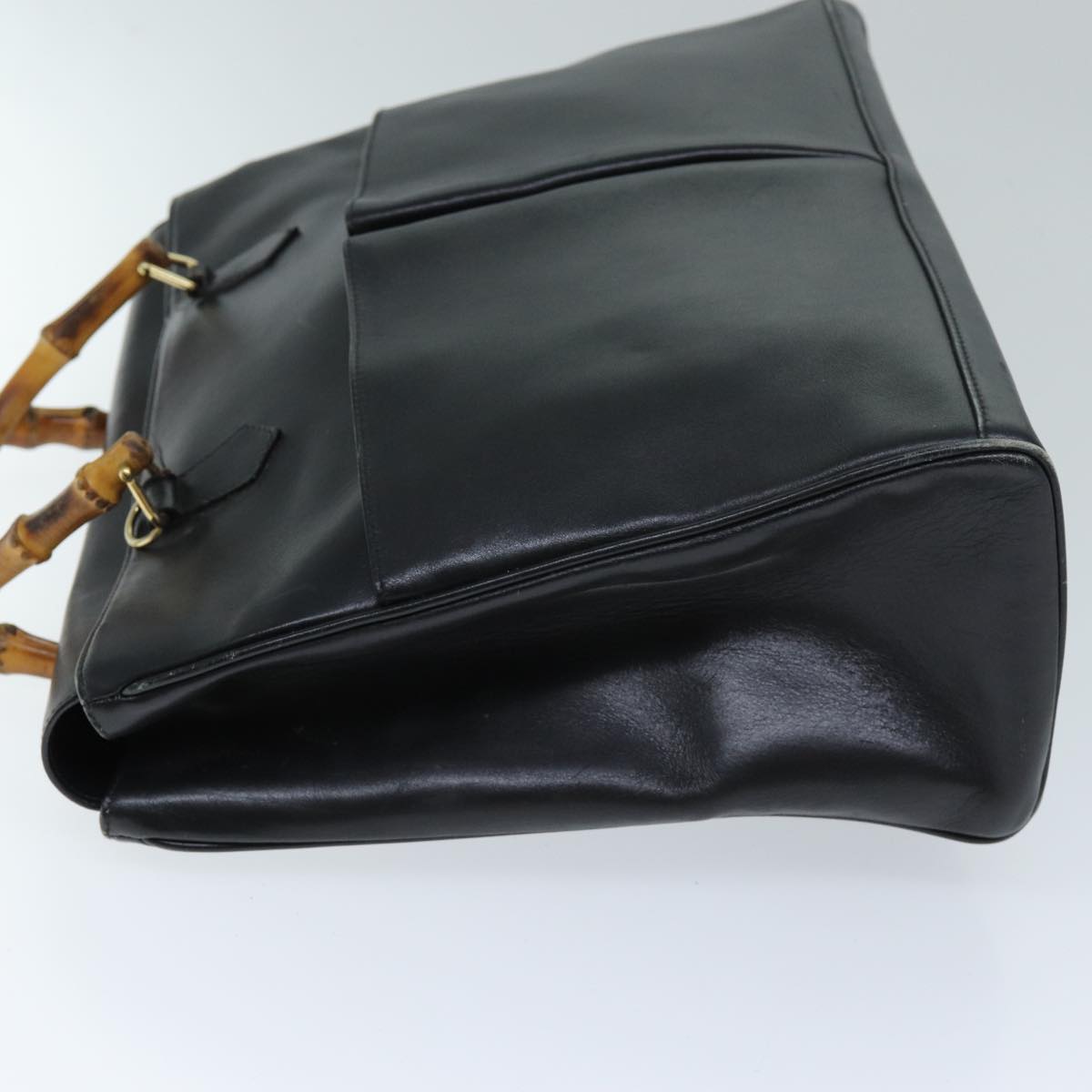 Luxury Gucci Trending 2025 Bamboo Shoulder Bag Leather 2way Black  71587