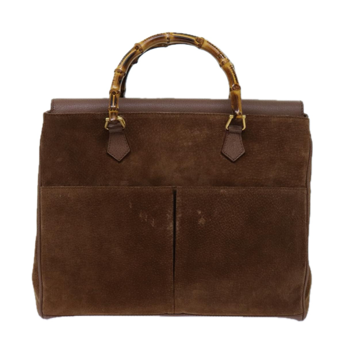 Luxury Gucci Trending 2025 Bamboo Hand Bag Suede 2way Brown 002 123 0322  71588