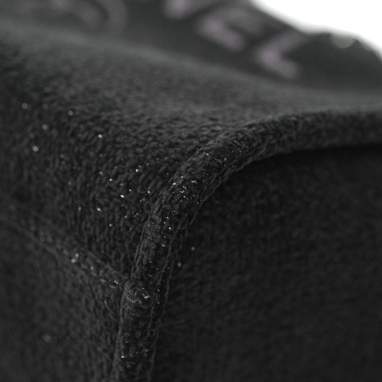 Chanel Large Deauville Black Glitter Lurex