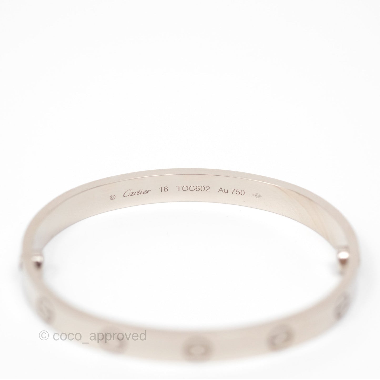 Cartier Love Bracelet White Gold