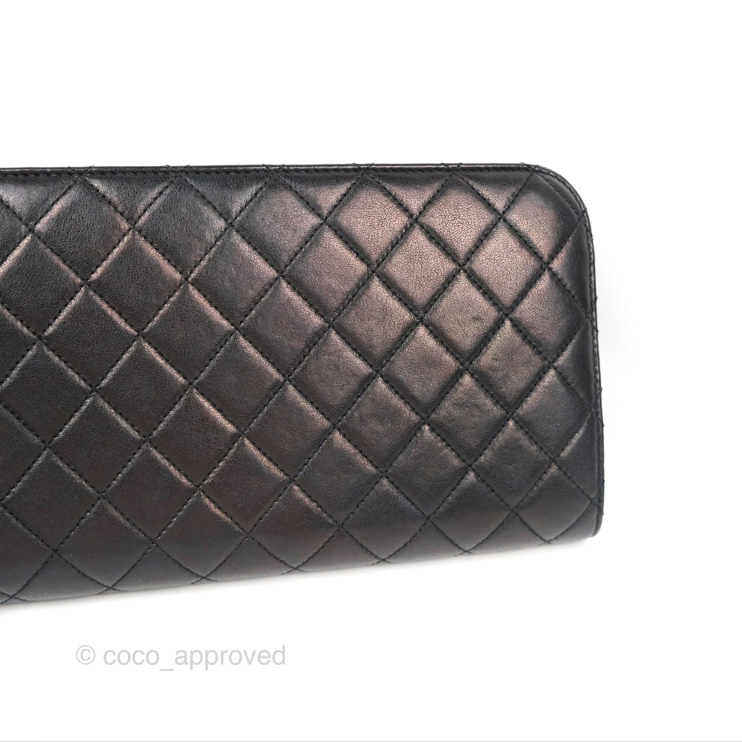 Chanel Coco Midnight Clutch Black Lambskin Gold Hardware