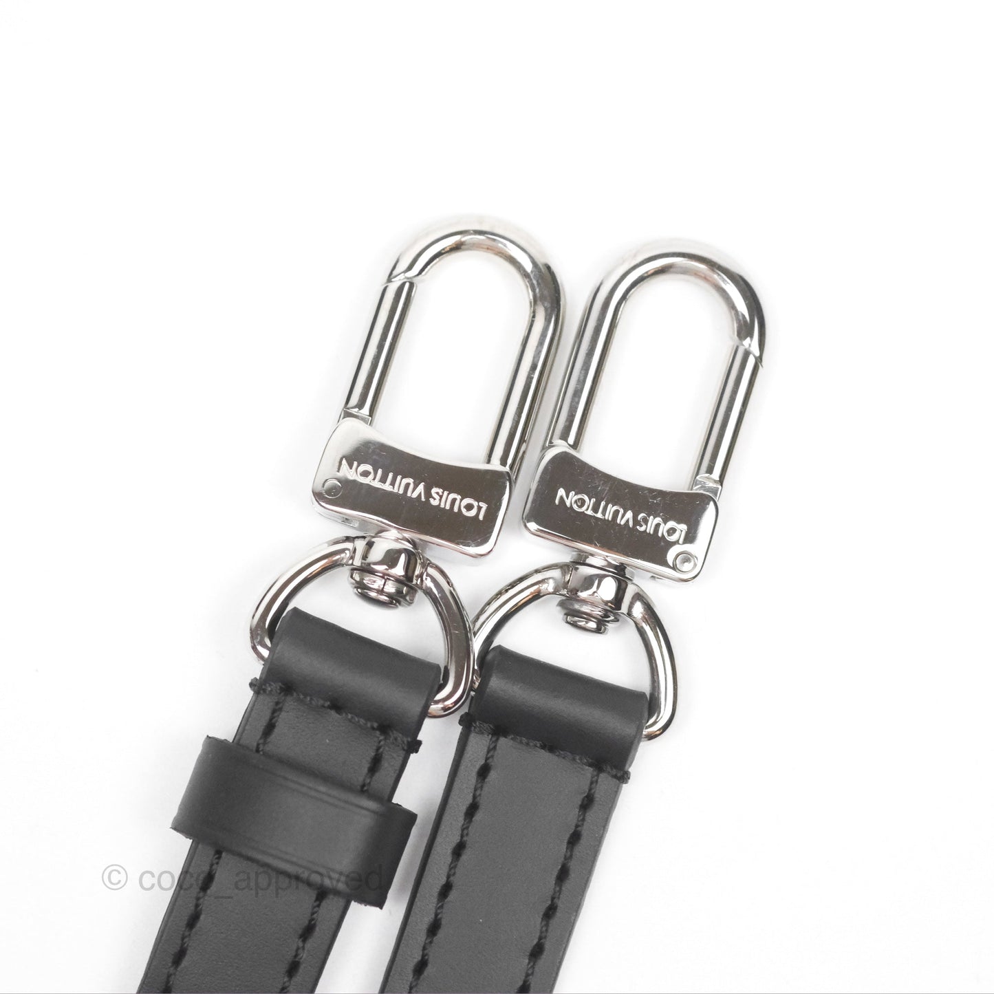 Louis Vuitton Alma Nano Black Silver Hardware