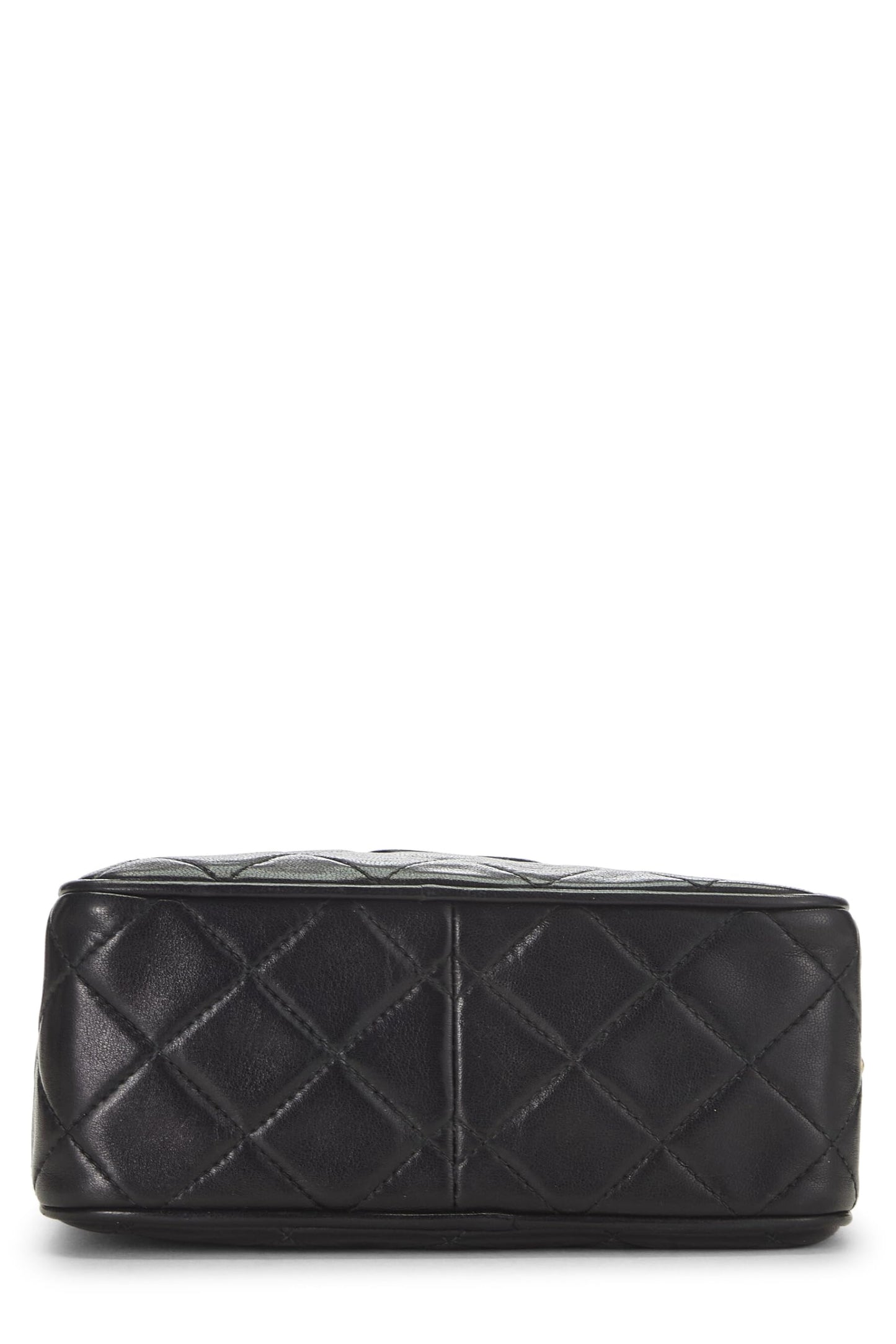 Chanel,  Black Lambskin 'CC' Camera Bag Mini, Black