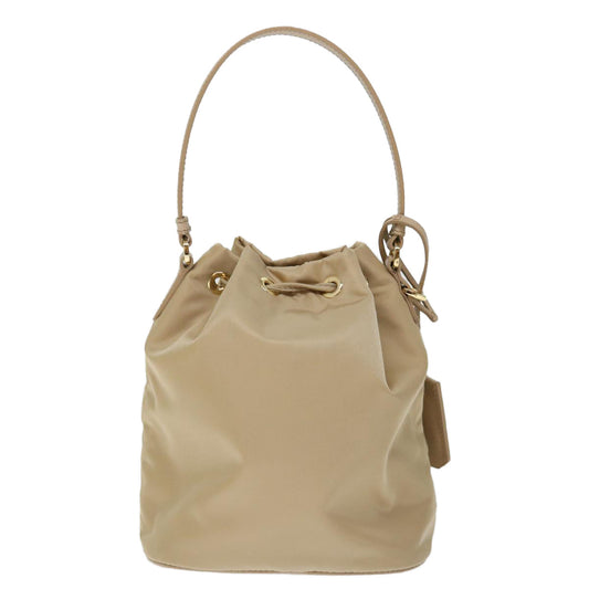 Luxury PradaShoulder Bag Nylon 2way Beige 71637A