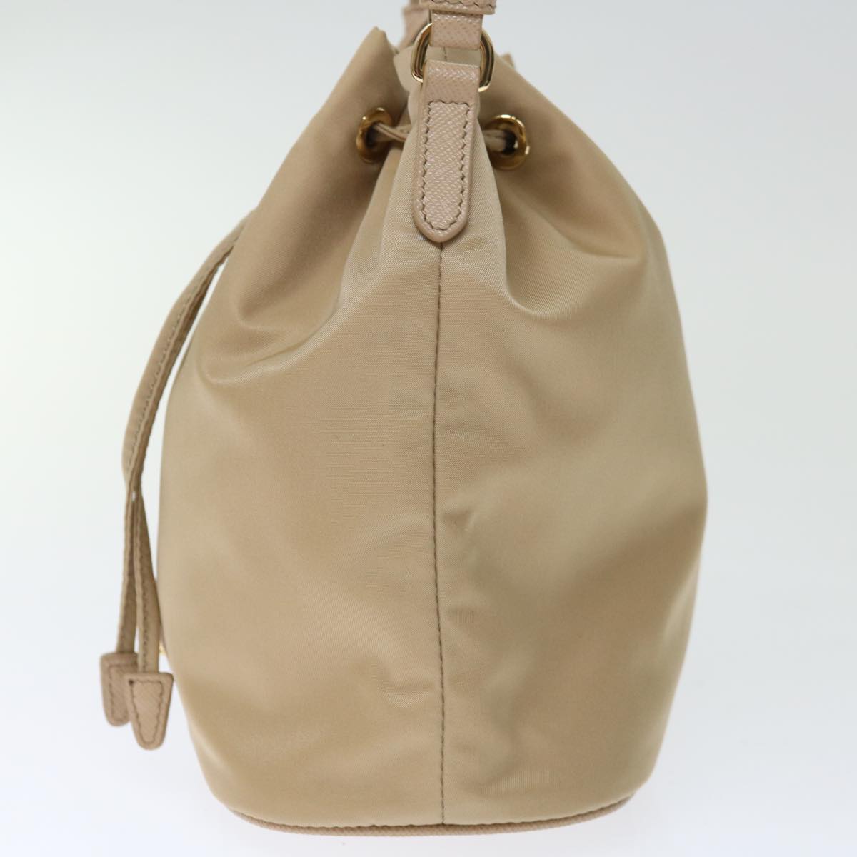 Luxury PradaShoulder Bag Nylon 2way Beige 71637A