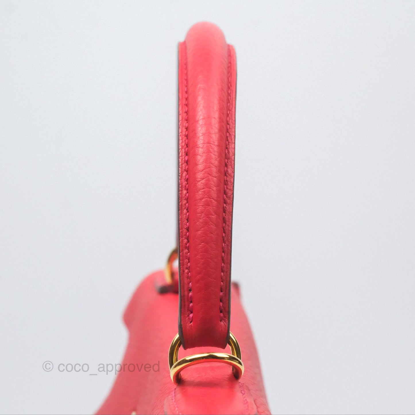 Hermès Kelly 28 Retourne Rouge Tomate S5 Clemence Gold Hardware