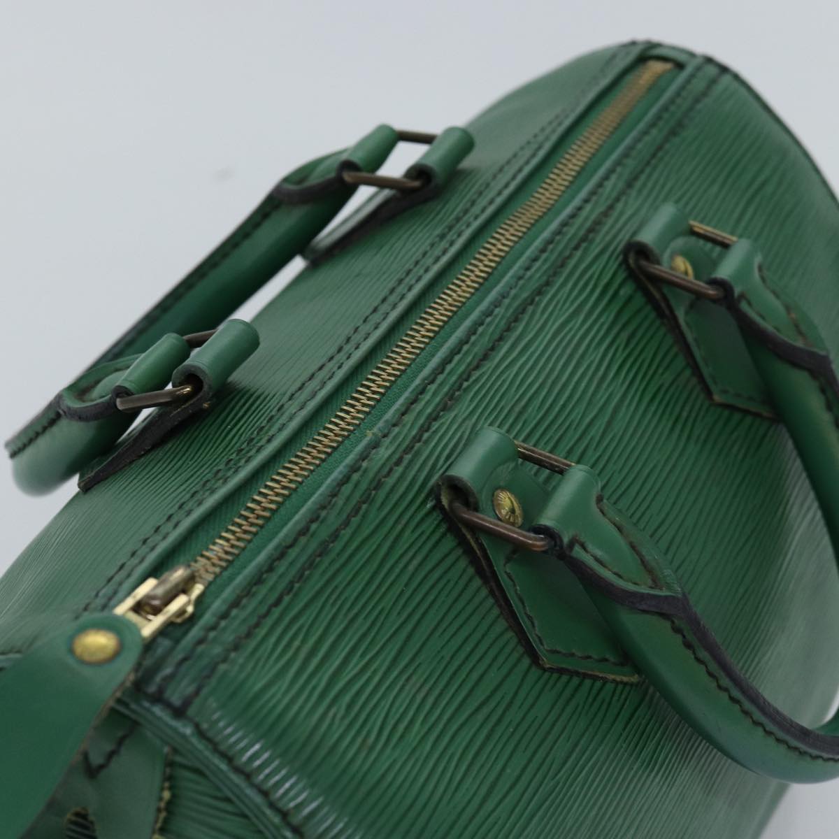 LOUIS VUITTON Epi Speedy 25 Hand Bag Borneo Green M43014 LV 71659