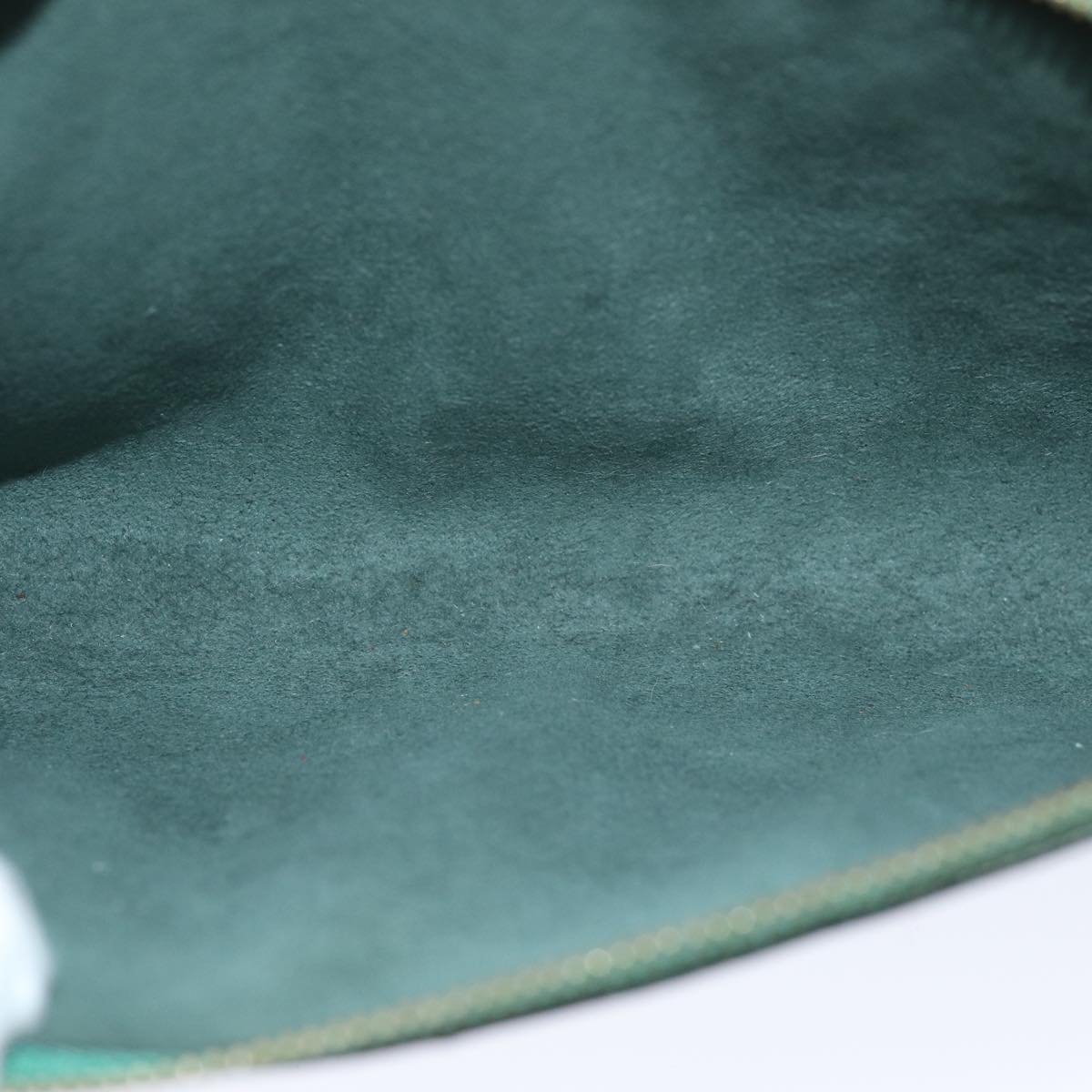 LOUIS VUITTON Epi Pochette Accessoires Pouch Green M52984 LV 71673