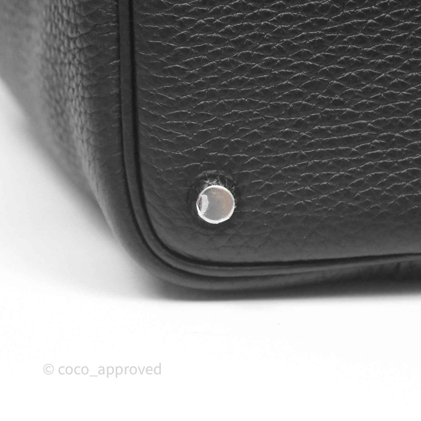 Hermès Picotin 18 Black Noir 89 Clemence Palladium Hardware