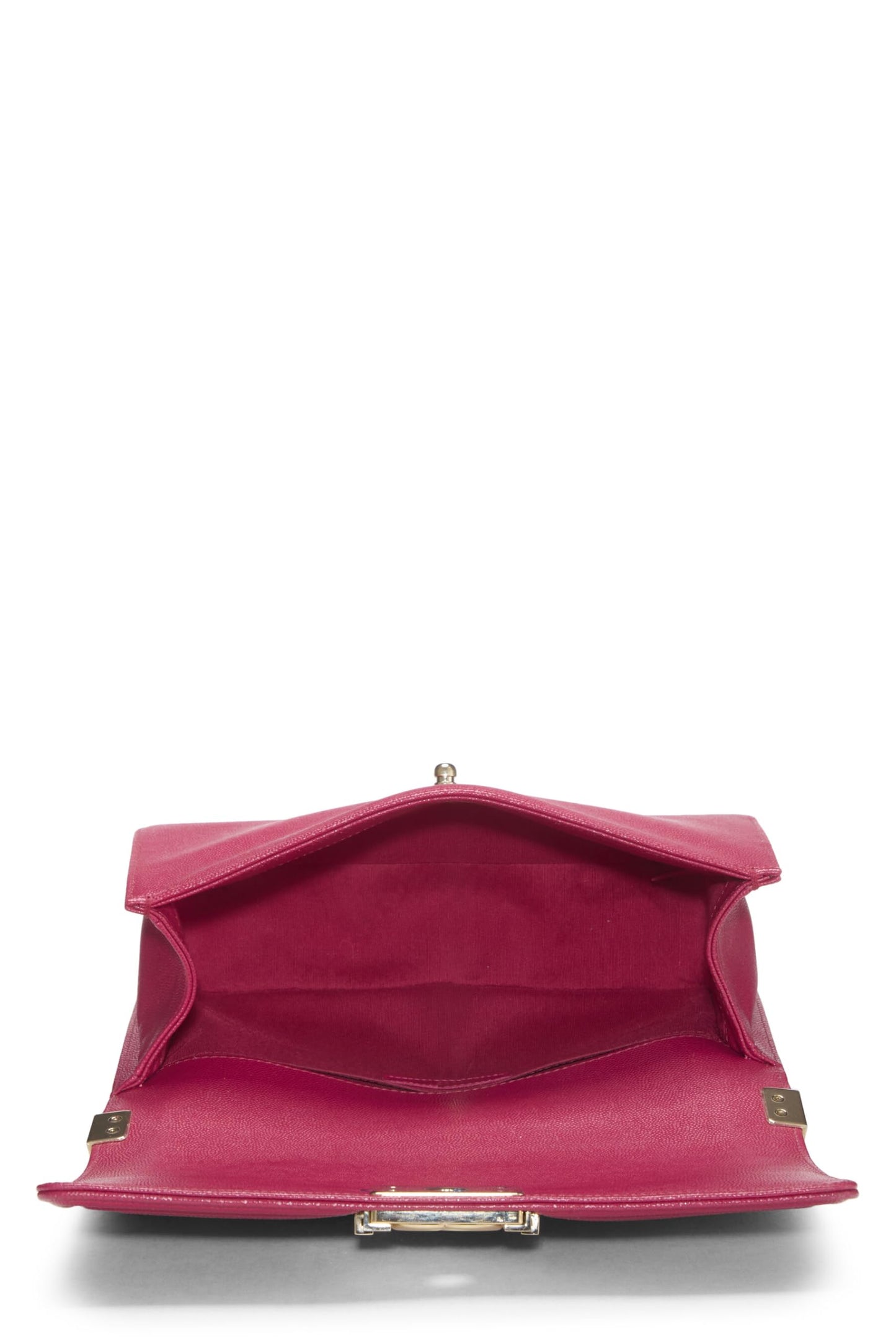 Chanel,  Pink Quilted Caviar Boy Bag Medium, Pink