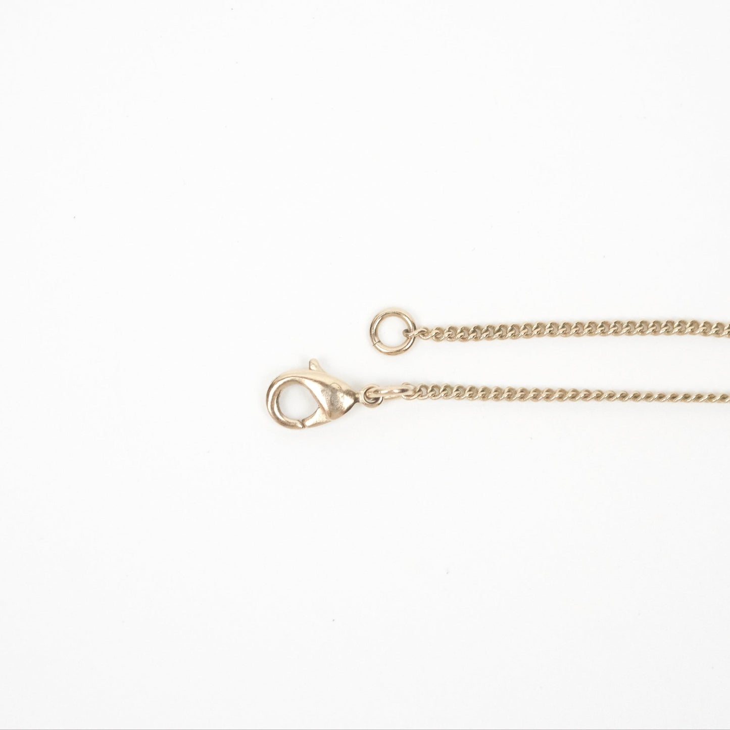 Chanel Small Padlock Pink Necklace Gold Tone 18P