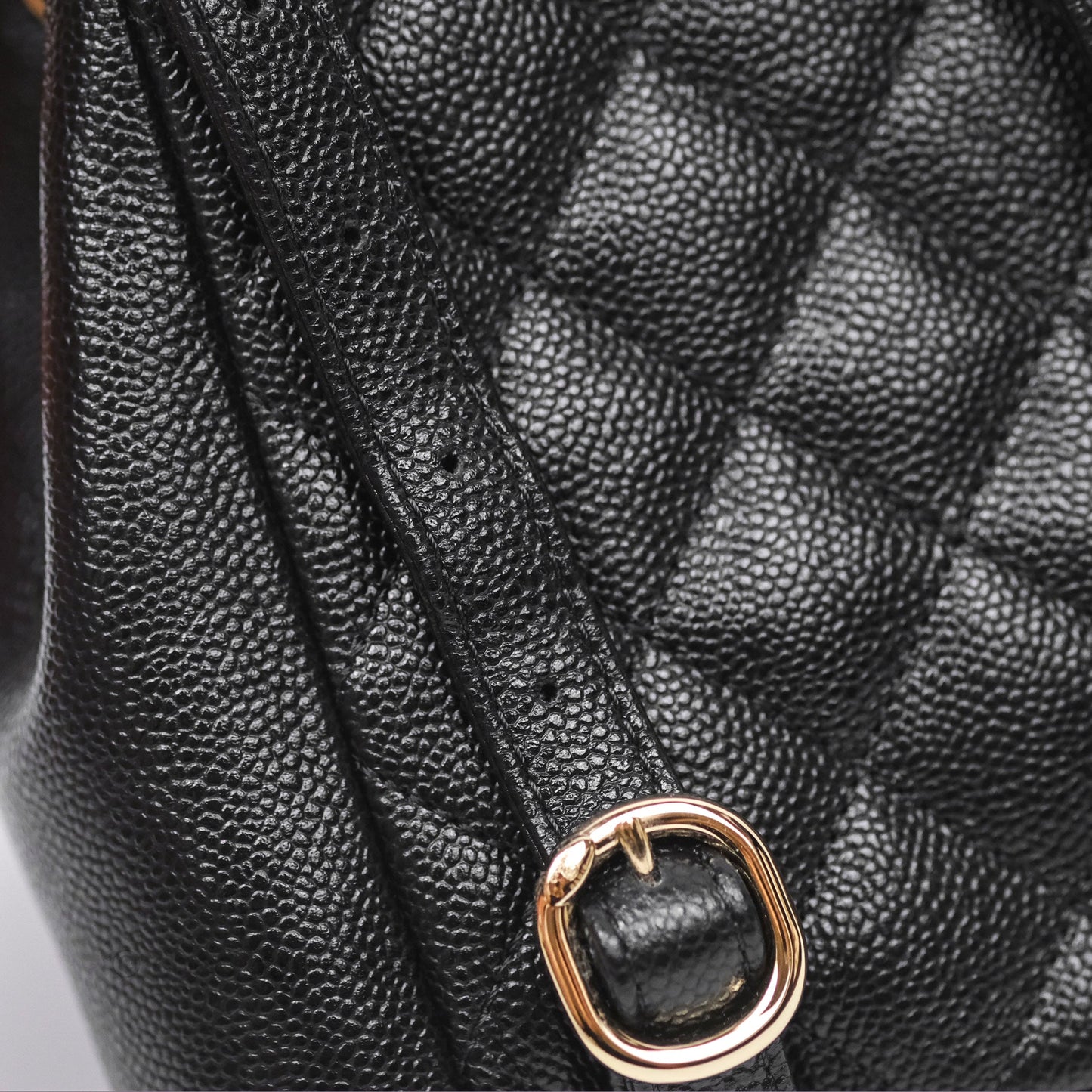 Chanel Duma Backpack Small Black Caviar Gold Hardware