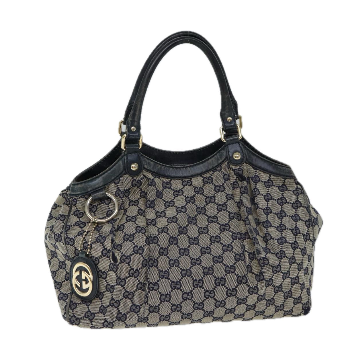 Luxury Gucci Trending 2025 GG Canvas Hand Bag Navy 211944  71797