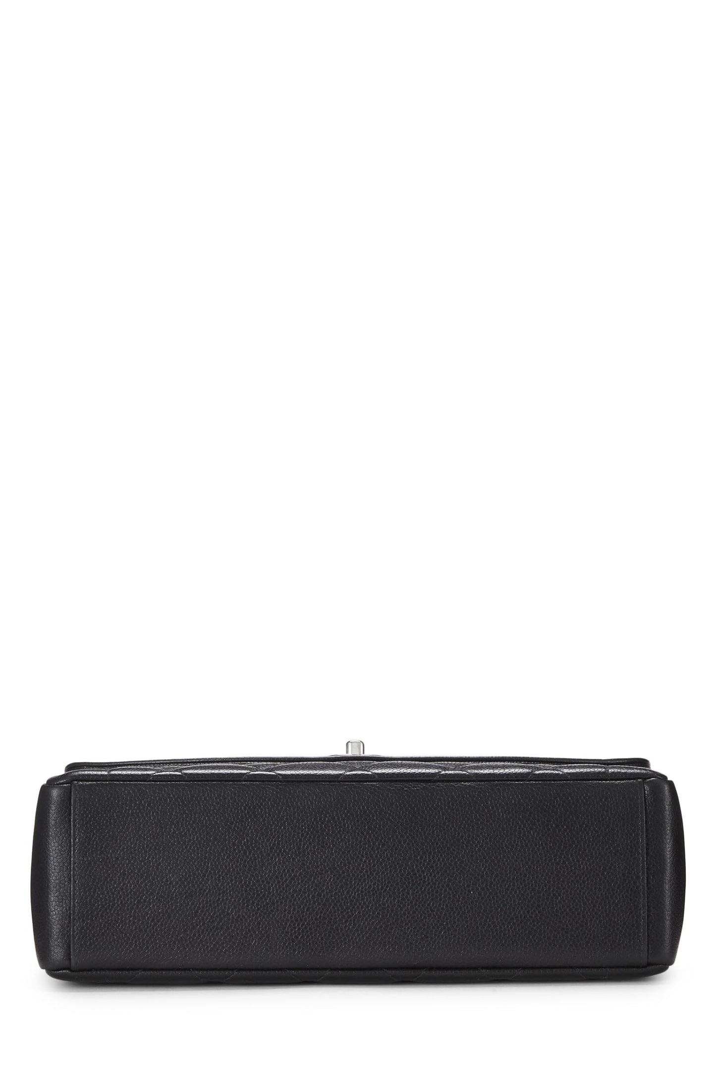 Chanel,  Black Quilted Caviar Diana Flap Jumbo, Black