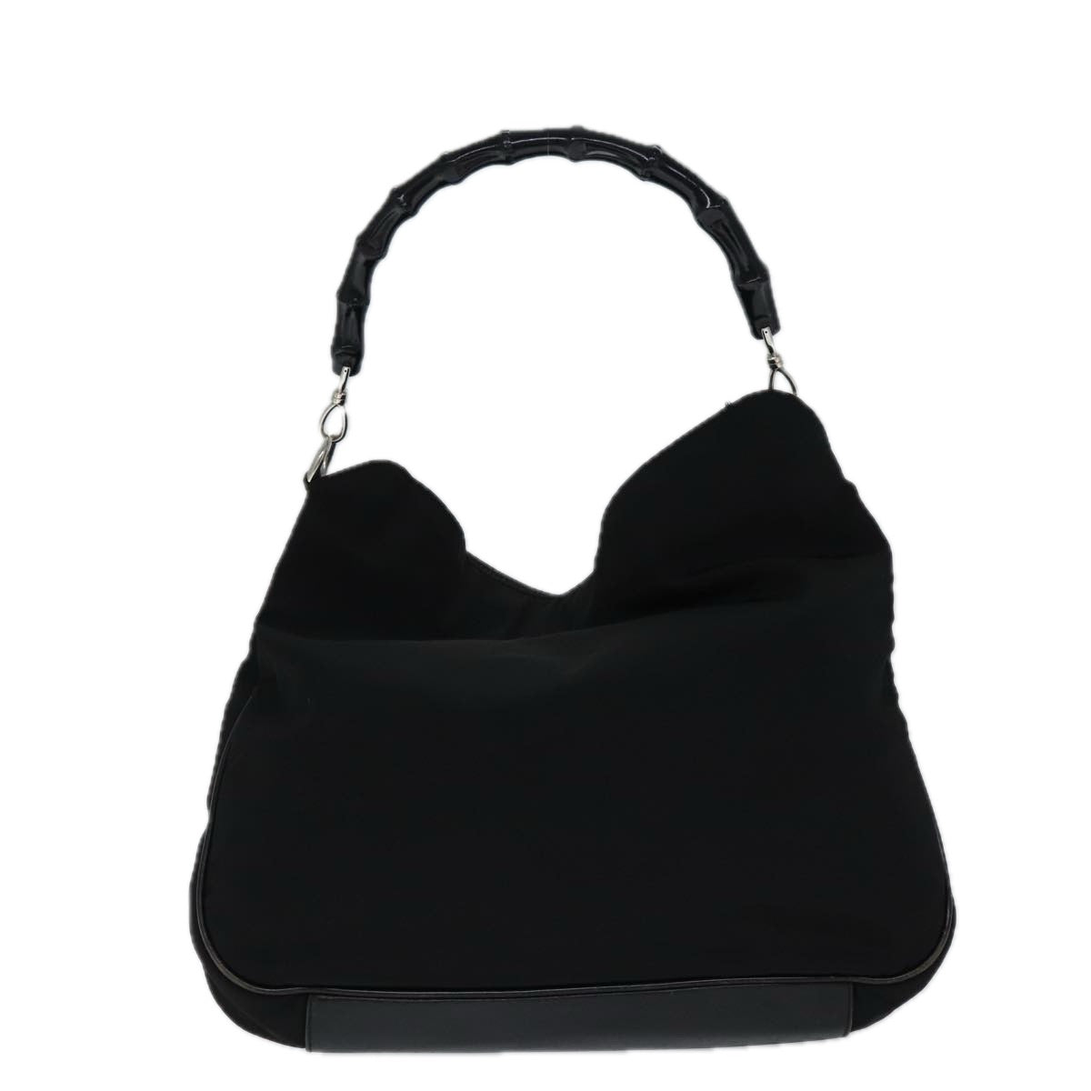Luxury Gucci Trending 2025 Bamboo Hand Bag Nylon 2way Black 001 1577  71804