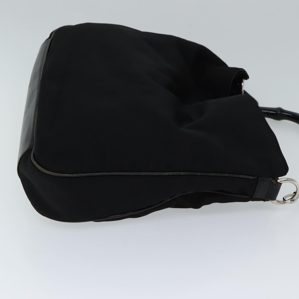 Luxury Gucci Trending 2025 Bamboo Hand Bag Nylon 2way Black 001 1577  71804