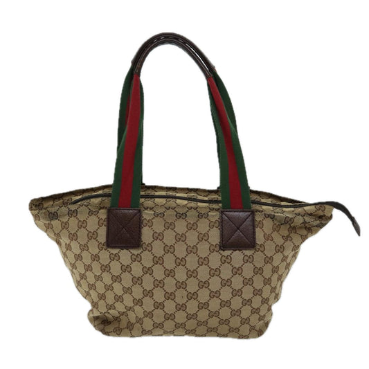 Luxury Gucci Trending 2025 GG Canvas Web Sherry Line Tote Bag Beige Red Green 131230  71809