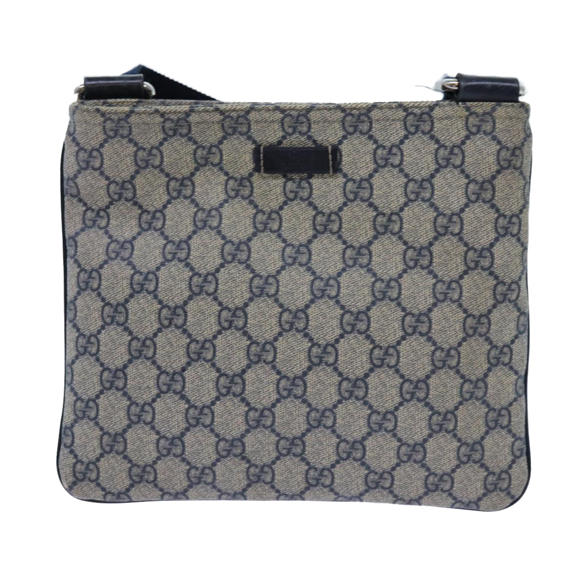 Luxury Gucci Trending 2025 GG Supreme Shoulder Bag PVC Navy 201538  71815