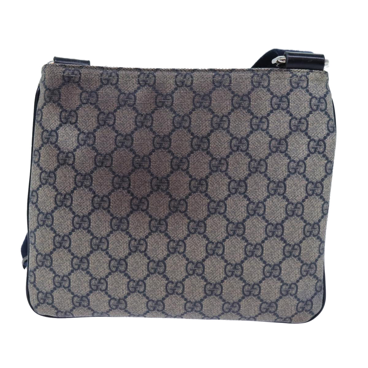 Luxury Gucci Trending 2025 GG Supreme Shoulder Bag PVC Navy 201538  71815