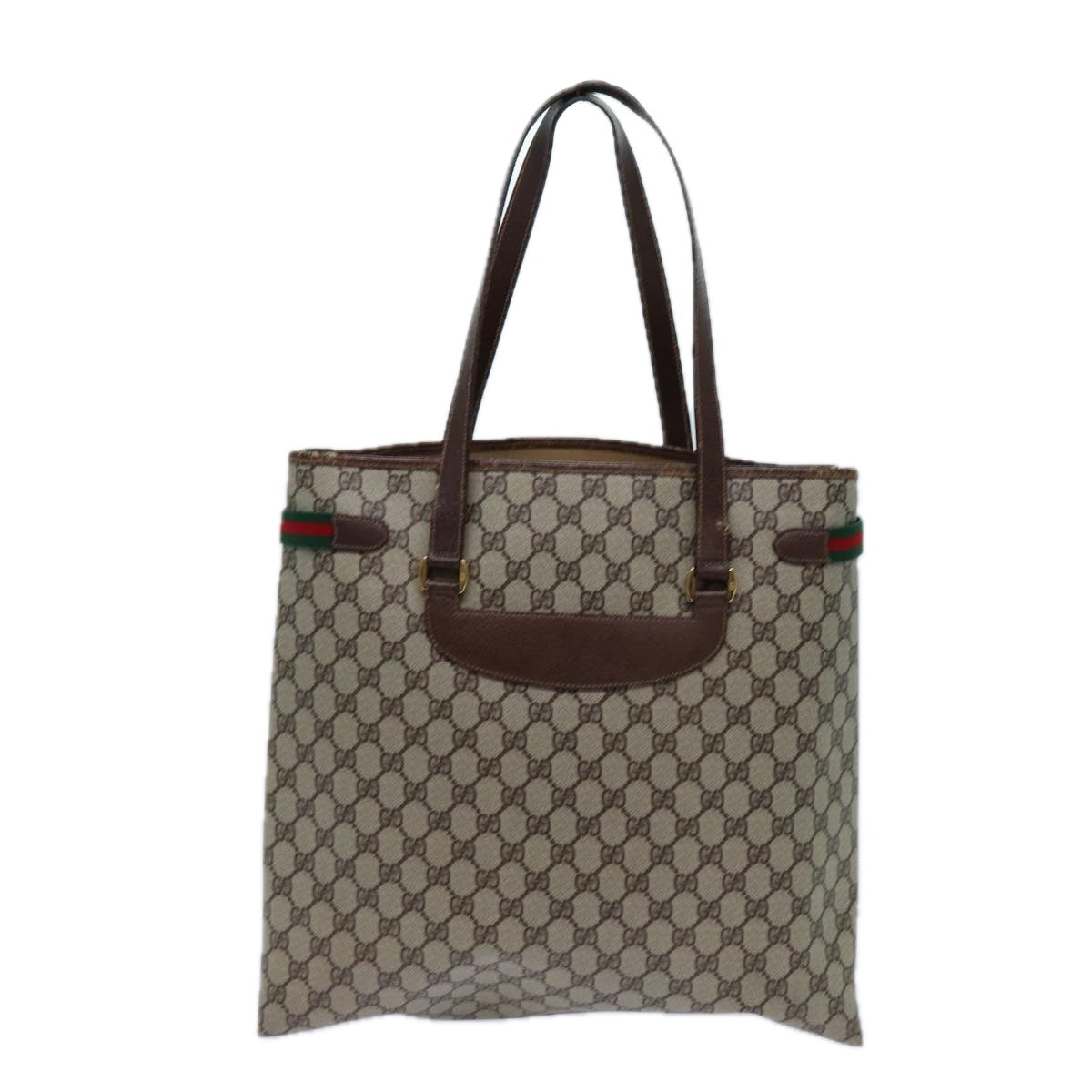 Luxury Gucci Trending 2025 GG Supreme Web Sherry Line Tote Bag Beige Red Green 39 02 091  71816