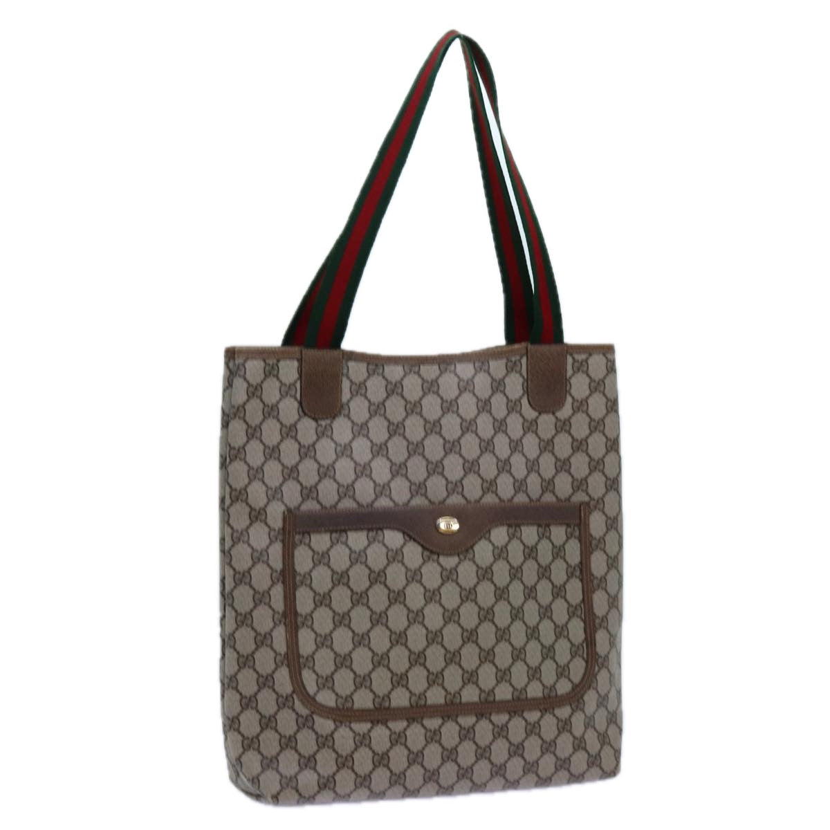Luxury Gucci Trending 2025 GG Supreme Web Sherry Line Tote Bag Beige Red Green 39 02 003  71817