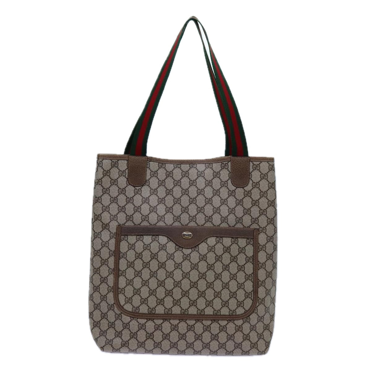 Luxury Gucci Trending 2025 GG Supreme Web Sherry Line Tote Bag Beige Red Green 39 02 003  71817