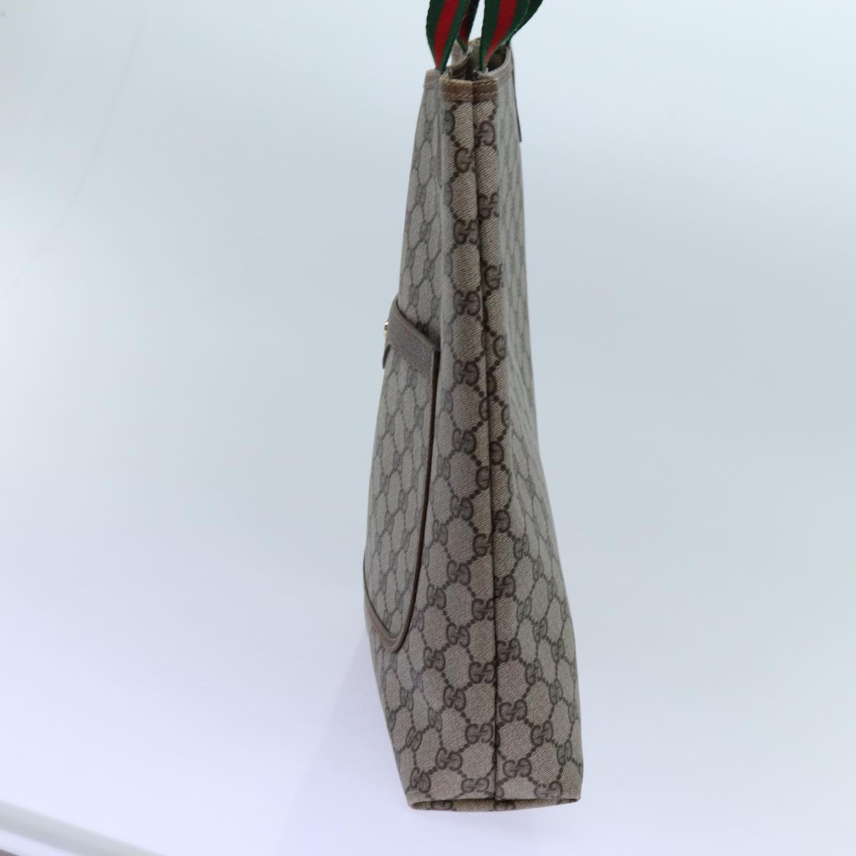 Luxury Gucci Trending 2025 GG Supreme Web Sherry Line Tote Bag Beige Red Green 39 02 003  71817