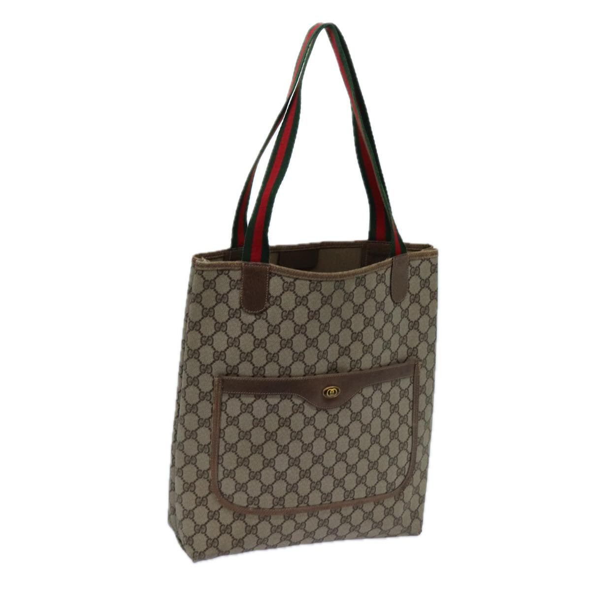 Luxury Gucci Trending 2025 GG Supreme Web Sherry Line Tote Bag Beige Red Green 39 02 003  71818