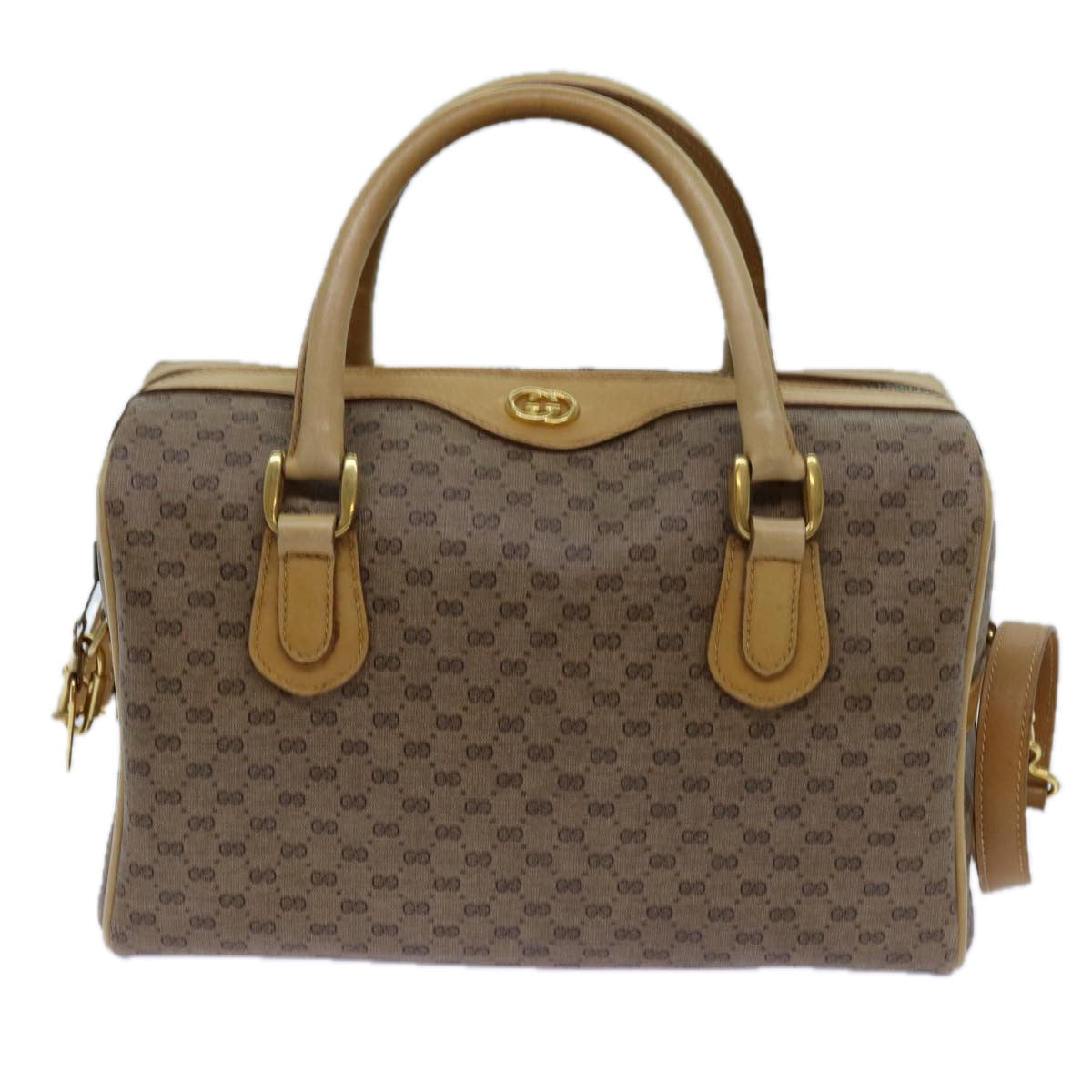 Luxury Gucci Trending 2025 Micro GG Supreme Hand Bag PVC Leather 2way Beige  71819