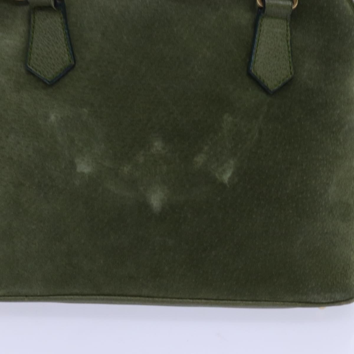 Luxury Gucci Trending 2025 Bamboo Hand Bag Suede 2way Green 000 1274 0290  71820