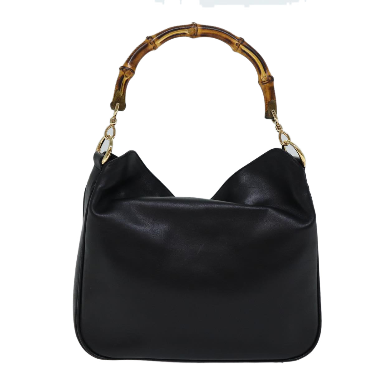 Luxury Gucci Trending 2025 Bamboo Shoulder Bag Leather 2way Black  71824