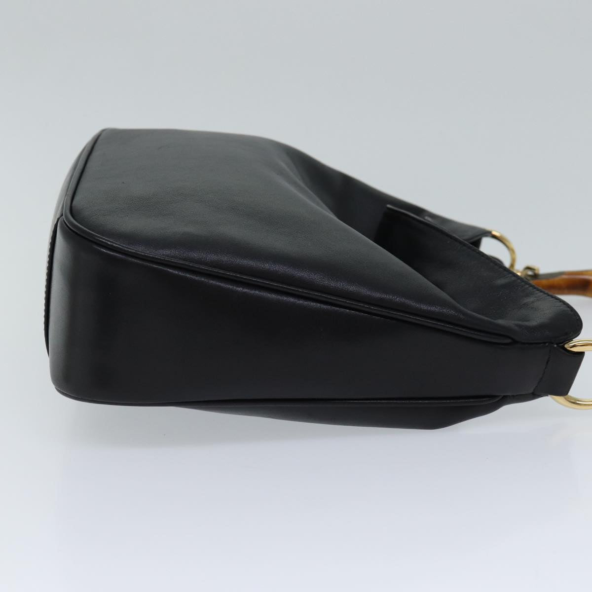 Luxury Gucci Trending 2025 Bamboo Shoulder Bag Leather 2way Black  71824
