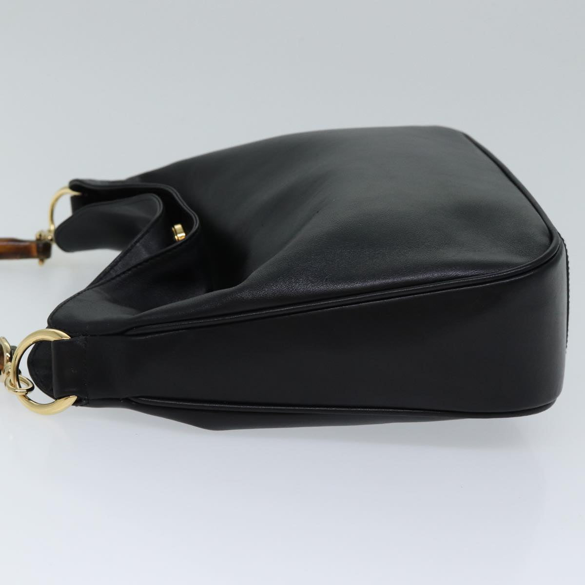 Luxury Gucci Trending 2025 Bamboo Shoulder Bag Leather 2way Black  71824