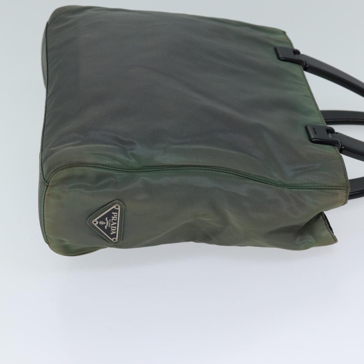 Luxury PradaHand Bag Nylon Khaki 71848