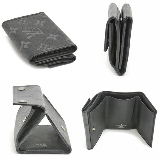 Louis Vuitton Monogram Eclipse Compact Wallet M45417